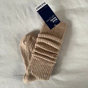 NWT Old Navy Boot Socks in Camel One Size